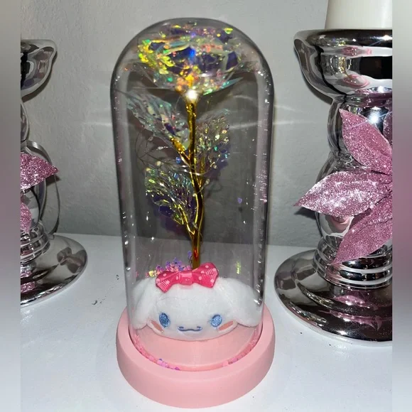 Hello kitty and friends light up forever rose glass 🥀 3 pc - Picture 3 of 6